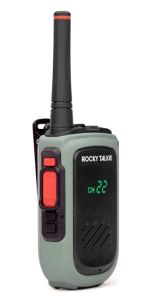 Rocky Talkie 5 Watt radio front angle view